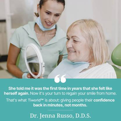 ✨Ends Today: 70% OFF! Cavebit™⏰ Custom-Fit Full Functional Dentures Make you more confident